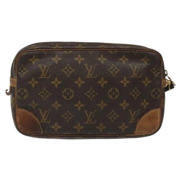 LOUIS VUITTON Monogram Marly Dragonne GM Clutch Bag - Picture 2 of 14